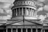Horizontal The State of Utah Capitol Dome black and white Pictures
