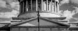 Panoramic The State of Utah Capitol Dome black and white Pictures