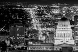 Horizontal Utah Capitol and State Street black and white Pictures