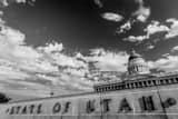 Horizontal The Utah State Capitol black and white Pictures