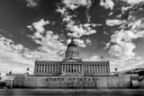 Horizontal The Utah State Capitol Building black and white Pictures