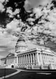 Vertical The Utah Capitol Building in the Morning black and white Pictures