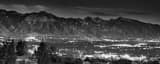 Panoramic The Wasatch Mountains black and white Pictures