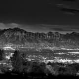 Square The Wasatch Mountains black and white Pictures