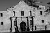 Horizontal Mission San Antonio de Valero black and white Photos