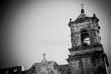 Horizontal Mission San Jose black and white Photos