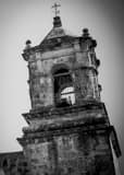 Vertical Mission San Jose black and white Photos