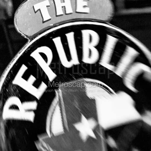 The Republic of Texas -- San Antonio Black and White Photos