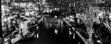 Panoramic An Overhead View of River Walk black and white Photos