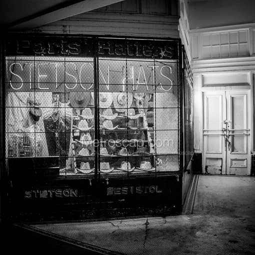 Stetson Hats -- San Antonio Black and White Photos