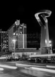 Vertical Traffic on Commerce Street Framed Photos