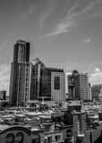 Vertical Downtown San Diego Skyline from the Embassy Suites black and white Pictures