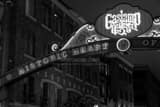 Horizontal The Gaslamp Quarter Arch Over 5th Avenue Framed Photos