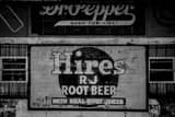 Horizontal The Hires Root Beer Sign black and white Photographs