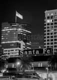 Vertical Santa Fe Depot in Downtown San Diego Framed Photos