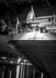 Vertical The Stern of the Midway black and white Pictures
