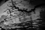 Horizontal The Etching of the USS San Diego on the USSSD Monument landscape black and white Photography