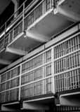 Vertical An Alcatraz Cellblock black and white Photos