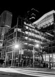 Vertical The Blackrock Office in Downtown San Francisco black and white Photos