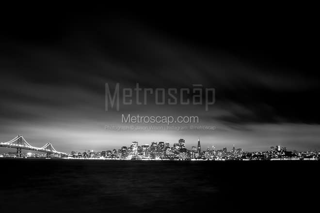 A Blanket of Fog Hovers above Downtown San Francisco -- San Francisco Black and White Photos