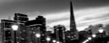 Panoramic A Blurry Look at Pier 7 in San Francisco black and white Photos