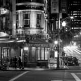 Square The Famous Cafe Zoetrope black and white Photos