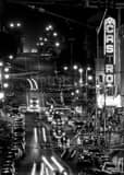 Vertical The Castro Theater at Night black and white Photos