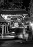 Vertical The Chinatown Dragon Gate black and white Photos