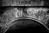 Horizontal A Civil War Era Tunnel on Alcatraz Island black and white Photos