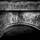Square A Civil War Era Tunnel on Alcatraz Island black and white Photos