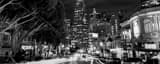 Panoramic Columbus Drive at Night black and white Photos