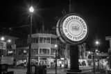Horizontal Fishermans Wharf at Night black and white Photos