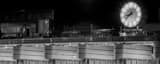 Panoramic The Golden Gate Bridge Toll Booths black and white Photos