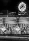 Vertical The Golden Gate Bridge Toll Booths black and white Photos