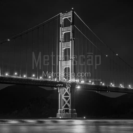 The Golden Gate Bridge -- San Francisco Black and White Photos