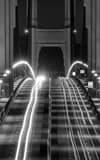 Vertical The Hump in the Golden Gate Bridge Deck black and white Photos