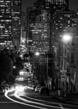 Vertical Montgomery Street at Green Street black and white Photos