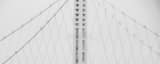 Panoramic The Lone Spire of the Eastern Bay Bridge Under Mist and Fog black and white Photos