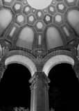 Vertical Angels Inside the Palace of Fine Arts black and white Photos