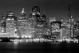 Horizontal The Port of San Francisco at Night black and white Photos