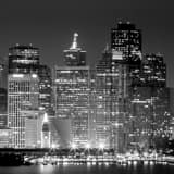 Square The Port of San Francisco at Night black and white Photos