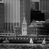 Square The San Francisco Ferry Building black and white Photos