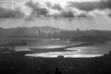 Horizontal San Francisco from Grizzly Peak Blvd black and white Photos