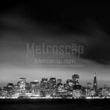 Square San Francisco under a Blanket of Fog black and white Photos