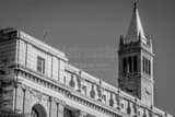 Horizontal The Sather Tower on UC Berkeley Campus black and white Photos