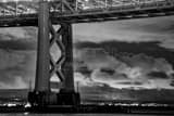 Horizontal A Base of the Bay Bridge black and white Photos