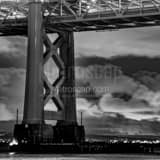 Square A Base of the Bay Bridge black and white Photos