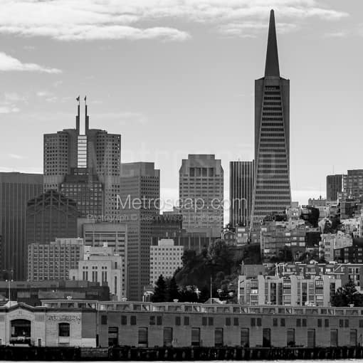 Pier 33 on San Francisco Bay -- San Francisco Black and White Photos