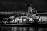 Horizontal An SFFD Fire Boat black and white Photos
