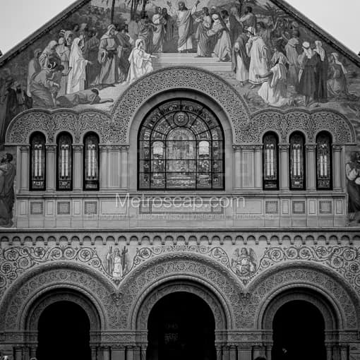Stanford Memorial Church -- San Francisco Black and White Photos